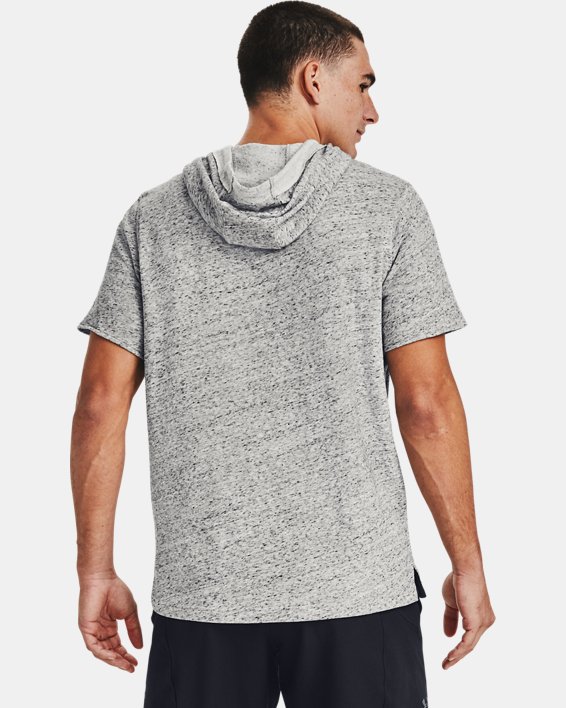 Men's Project Rock Terry Bull Short Sleeve Hoodie | Under Armour